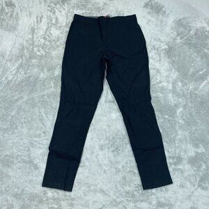 Mario Serrani Textured Pull-On Pants Black M/M NWT 6619